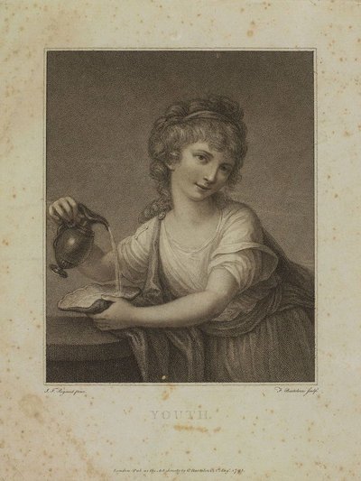 Jugend von Francesco Bartolozzi